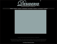 Tablet Screenshot of desiderio.pl